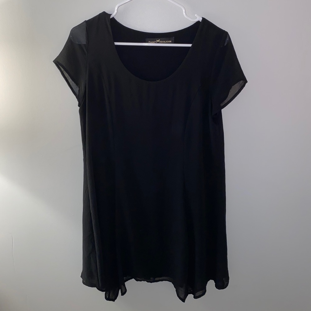 Black flowy dress
